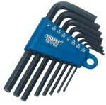 Draper Hexagon Key Set & Holder 8Pc