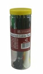 500PC Assorted Cables Ties in Jar