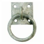 8mm Galvanised Ring on Plate