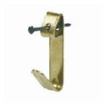 No 1 Electroplated Brass Single Picture Hooks