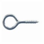 40 x 8mm Zinc Plated Steel Screw Eyes