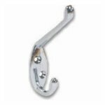 90mm Chrome Plated Die Cast Hat & Coat Hooks