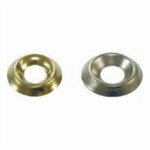 No 6 Electroplated Brass Screw Cup Washers
