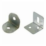 19mm x 19mm Zinc Plated Slotted Steel Bracket