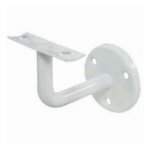 63mm White Hand Rail Bracket