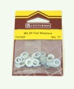 M5 Zinc Plated Flat Washers 
