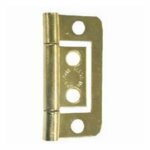 38mm Electroplated Brass Flush Hinges 