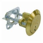 Brass Faced Nightlatch Cylinders with 2 Keys