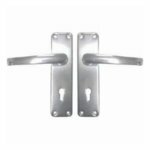 153mm x 43mm Satin Anodised Aluminium Cambridge Lever Lock