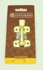 58mm Electroplated Brass Die Cast Sash Window Fastener Screw Type