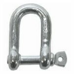 5mm Galvanised Dee Shackle