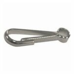 50mm Nickel Plated Spring Hook 