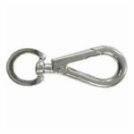 63mm Zinc Plated Swivel Spring Hook 