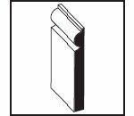 MDF Primed Torus Architrave 18 x 75 x 5400mm