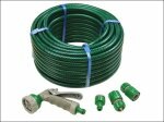 Faithfull Hose 30m Garden Hose with Spray Gun