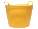 Faithfull Heavy Duty Polyethylene Flex Tub 15 litres Yellow