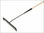 Faithfull 16 Round Tarmac Rake Wooden Handled