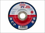 Faithfull Cut Off Wheel for Metal Depressed Centre 115mm x 3.2mm x 22mm