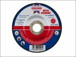 Faithfull Grinding Wheel for Metal Depressed Centre 100mm x 5mm x 16mm