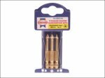 Faithfull Pozi Titanium Screwdriver Bits PZ1 x 25mm