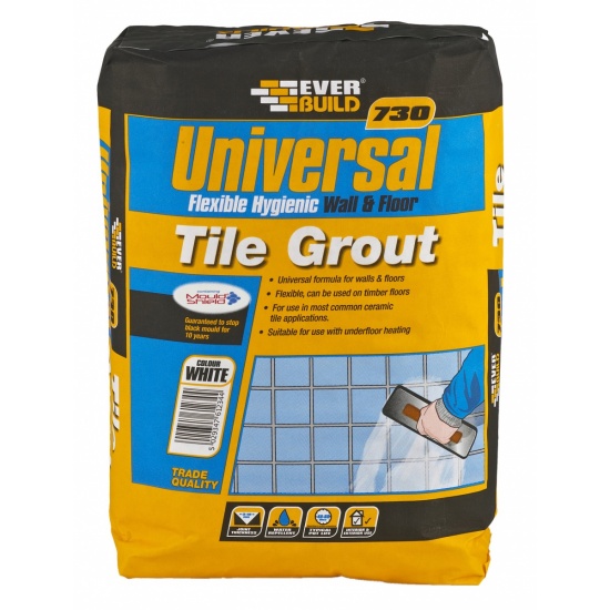 730 Universal Flexible Hygienic Wall & Floor Tile Grout 