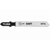 Dart T118A Metal Cutting Jigsaw Blades 50mm 5 Pack