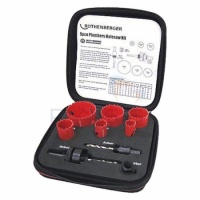 Rothenberger 114202R Plumber's Hole Saw Kit (19, 22, 29, 38, 44 & 57mm)