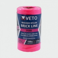 Veto Pink Builders Line Tube 1.5mm x 100m