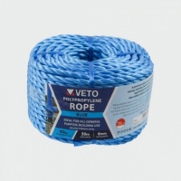 Veto Blue Poly Rope Coil 6mm x 30m