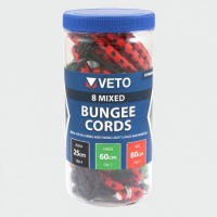 Veto Bungee Cords Mixed 8pcs